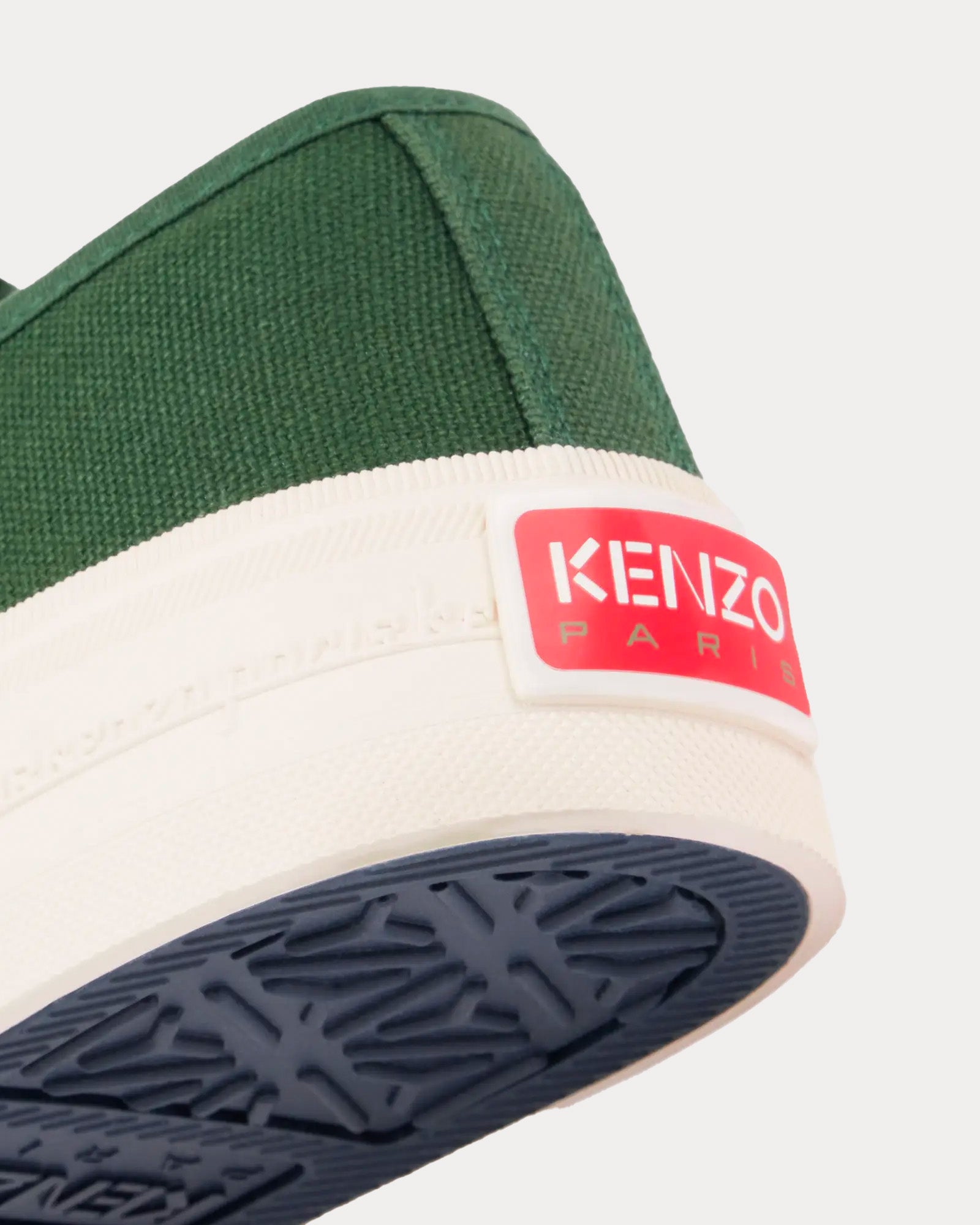 Kenzo Kenzo Foxy Canvas Dark Khaki Low Top Sneakers - 3