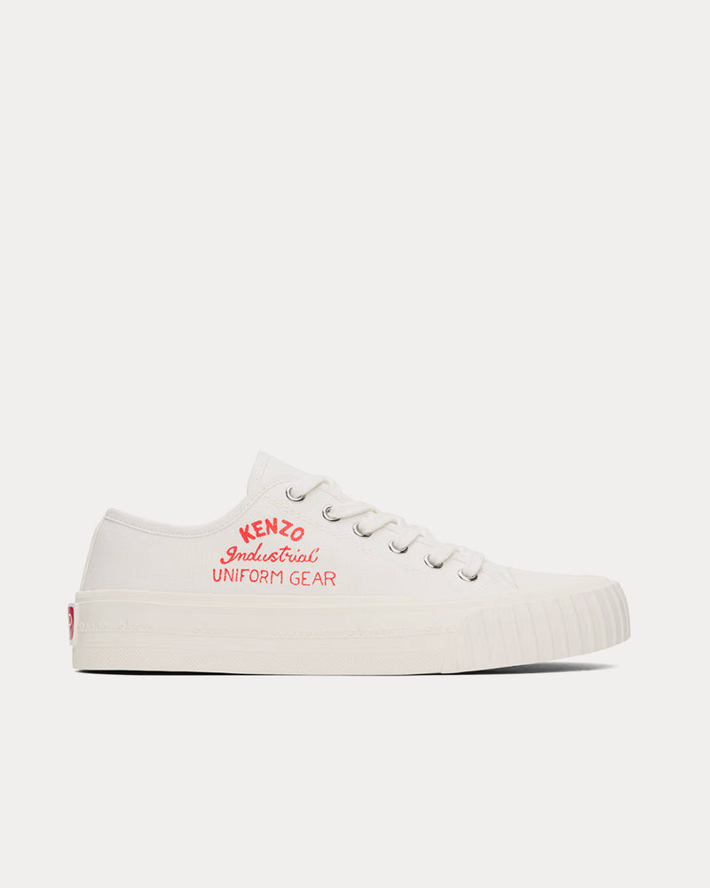 Kenzo Kenzo Foxy Canvas White Low Top Sneakers - 1