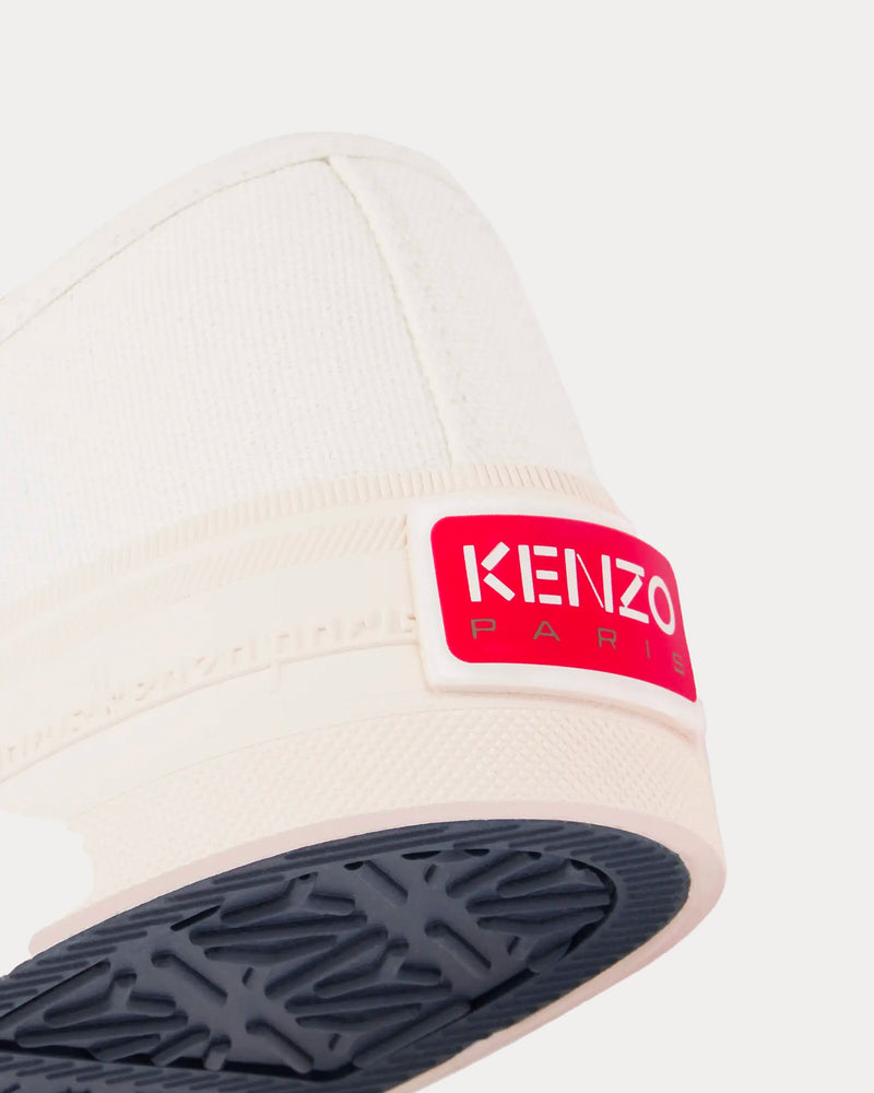 Kenzo Kenzo Foxy Canvas White Low Top Sneakers - 3