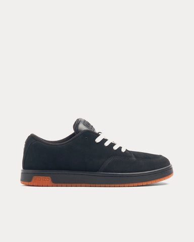 Kenzo Dome Suede Black Low Top Sneakers