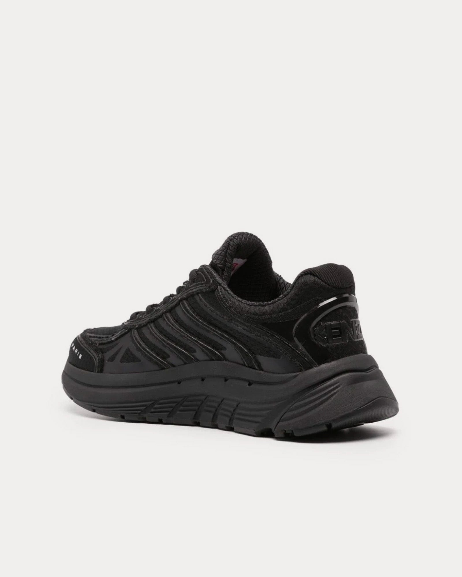 Kenzo Pace Tech Runner Black Low Top Sneakers - 4