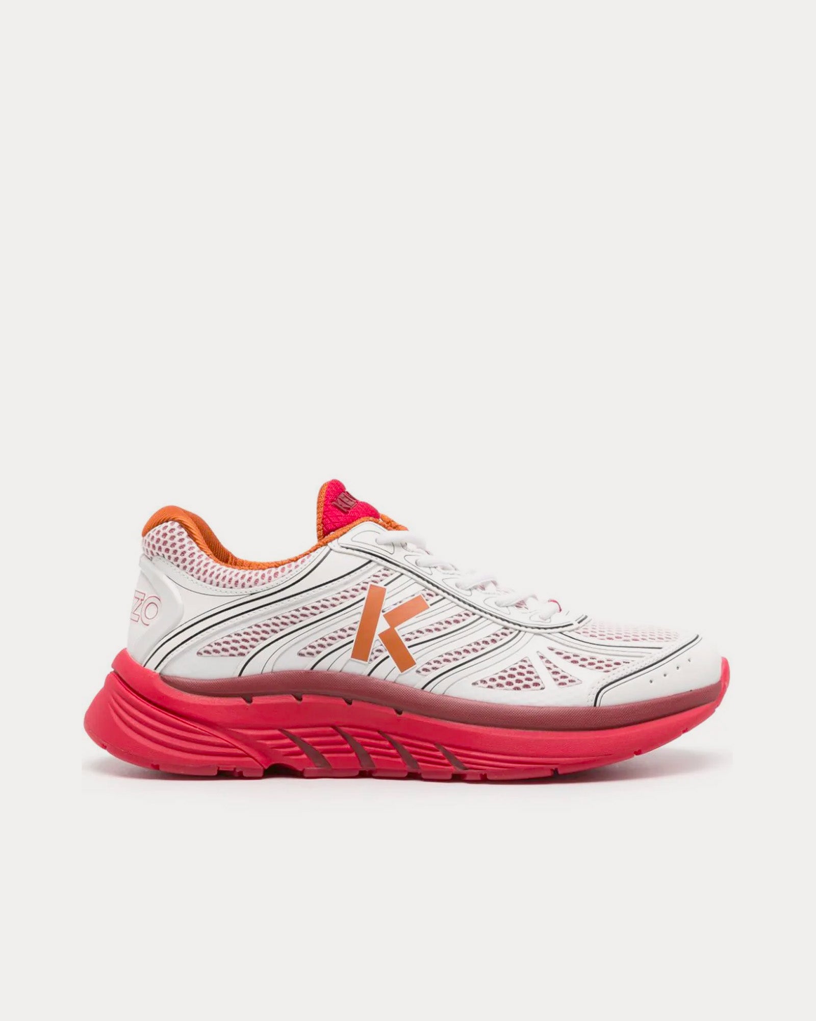 Kenzo Pace Tech Runner Medium Red Low Top Sneakers - 1