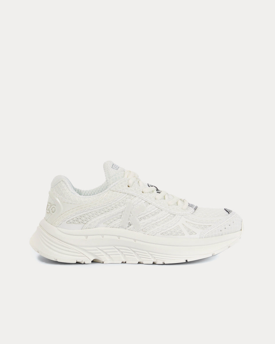 Kenzo Pace Tech Runner White Low Top Sneakers - Sneak in Peace