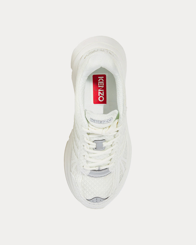 Kenzo Pace Tech Runner White Low Top Sneakers - 2