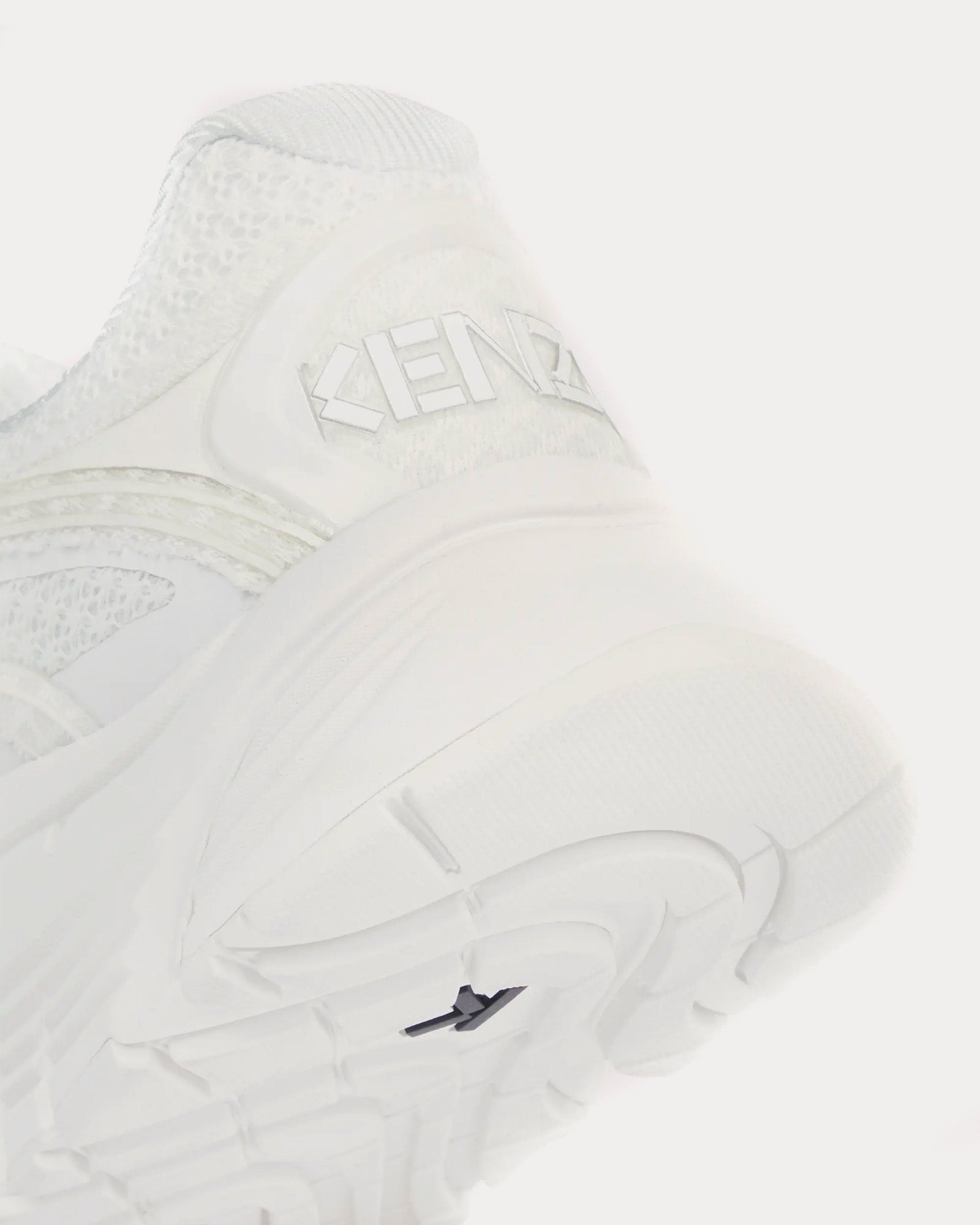 Kenzo Pace Tech Runner White Low Top Sneakers - 4