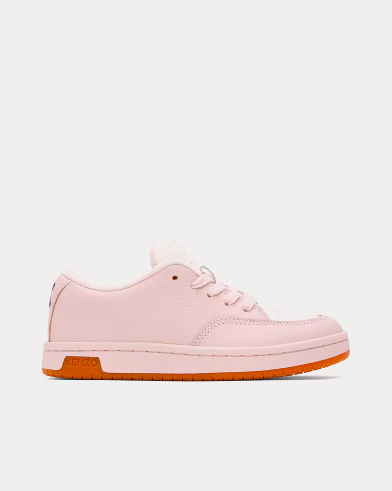 Kenzo Kenzo-Dome Leather Faded Pink Low Top Sneakers - 1