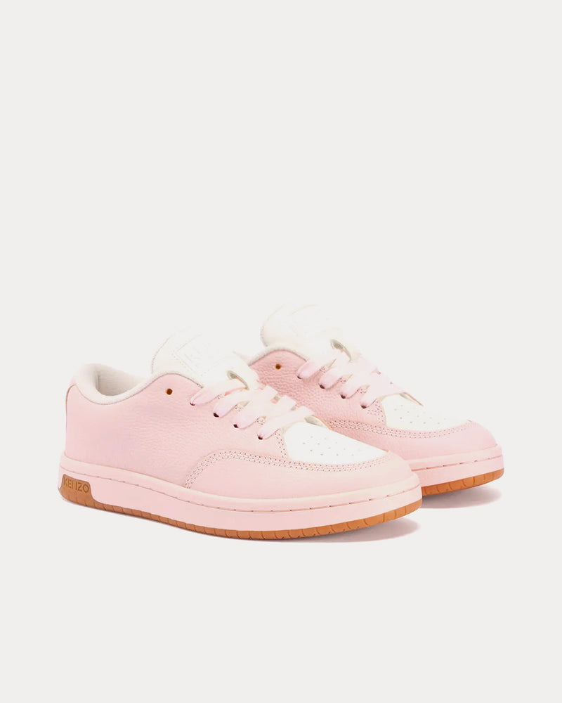 Kenzo Kenzo-Dome Leather Faded Pink Low Top Sneakers - 3