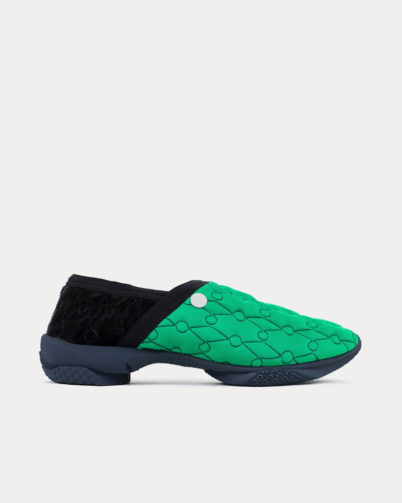 Kiko Kostadinov Solix Chlorophyll / Ink Black Slippers - 1