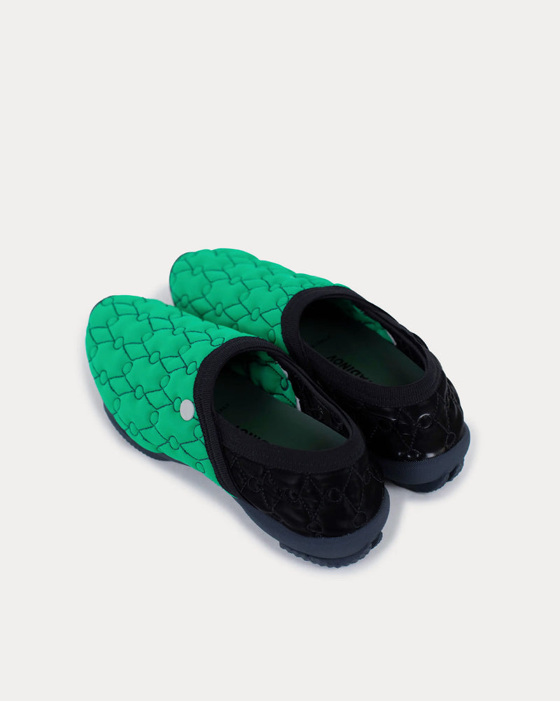 Kiko Kostadinov Solix Chlorophyll / Ink Black Slippers - 3