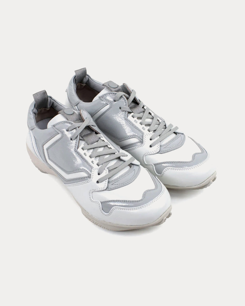 Kiko Kostadinov Ostro Leather White Brilliant Low Top Sneakers - 2