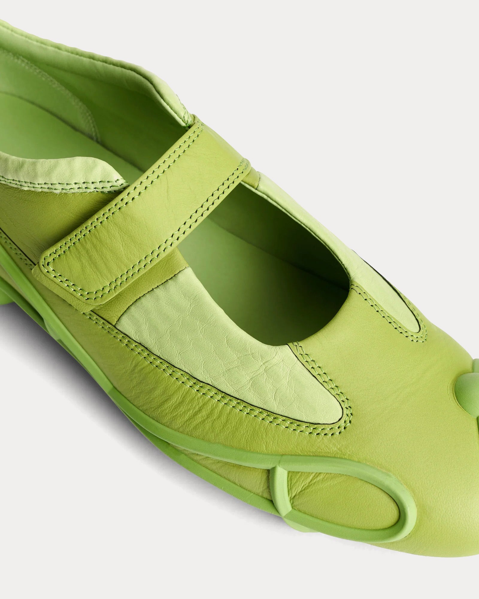 Ecco.kollective x Kiko Kostadinov Artemis Maryjane Opaline Green Slip On Sneakers - 2