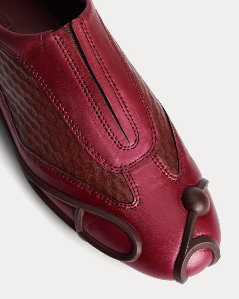 Ecco.kollective x Kiko Kostadinov Jemison Burgundy Slip On Sneakers - 2