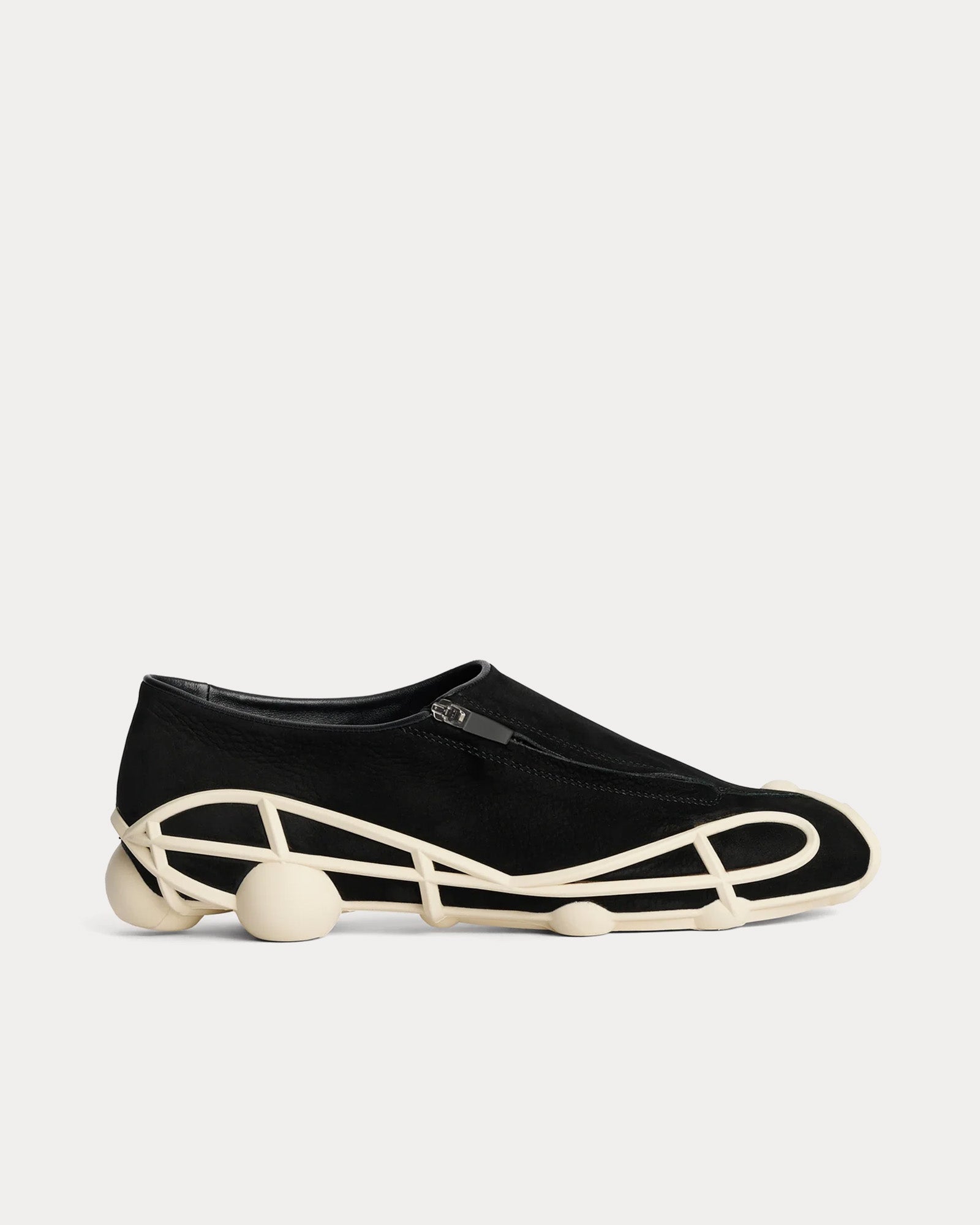 Ecco.kollective x Kiko Kostadinov Tereshkova Zipup Black Slip On Sneakers - 1