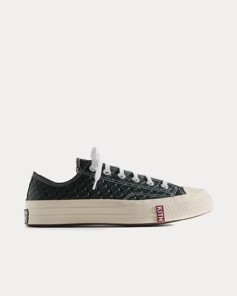 Converse x Kith Chuck Taylor All Star 1970 Ox Black / Scarab / Egret Deco Low Top Sneakers - 1