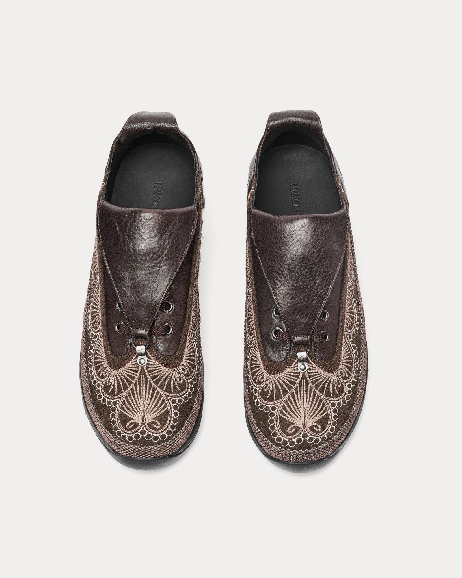 Kiko Kostadinov Chalice Lace-Up Dark Brown Low Top Sneakers - 2