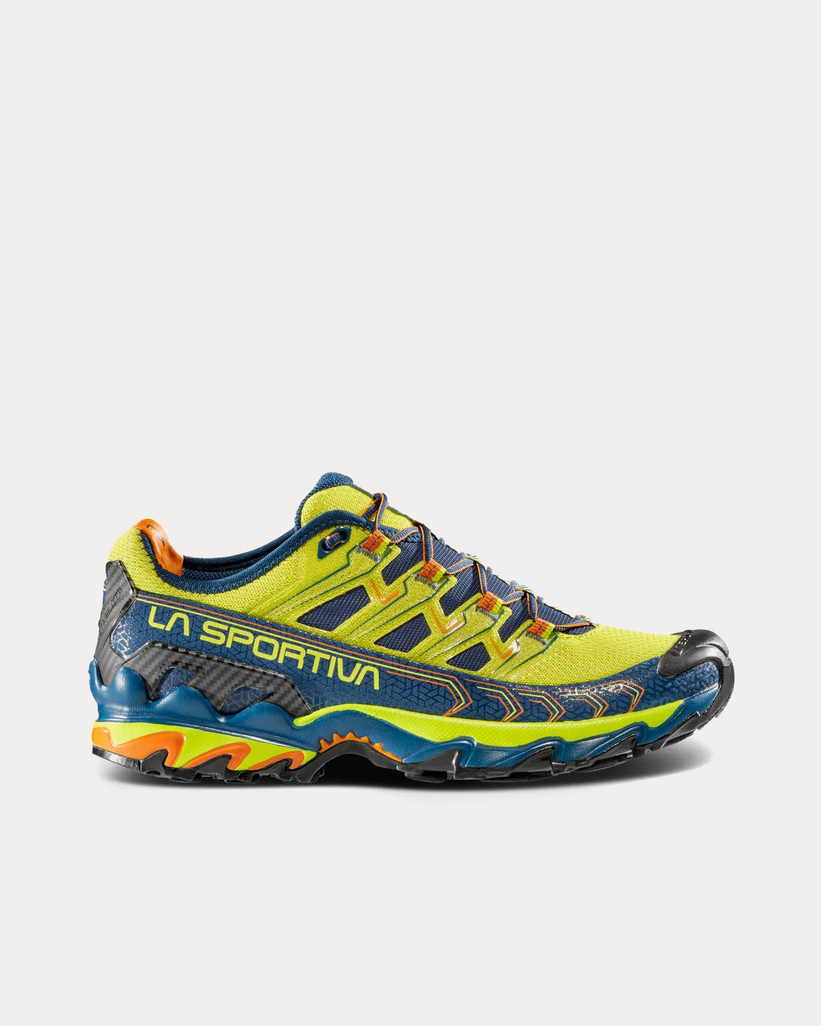 La Sportiva Ultra Raptor II Lime Punch / Storm Blue Running Shoes - 1