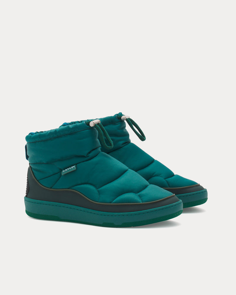 Lanvin Curb Snow Ankle Nylon Forest Boots - 3