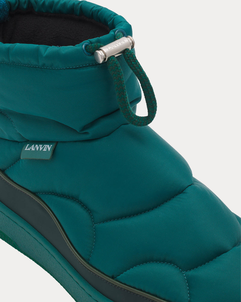 Lanvin Curb Snow Ankle Nylon Forest Boots - 4