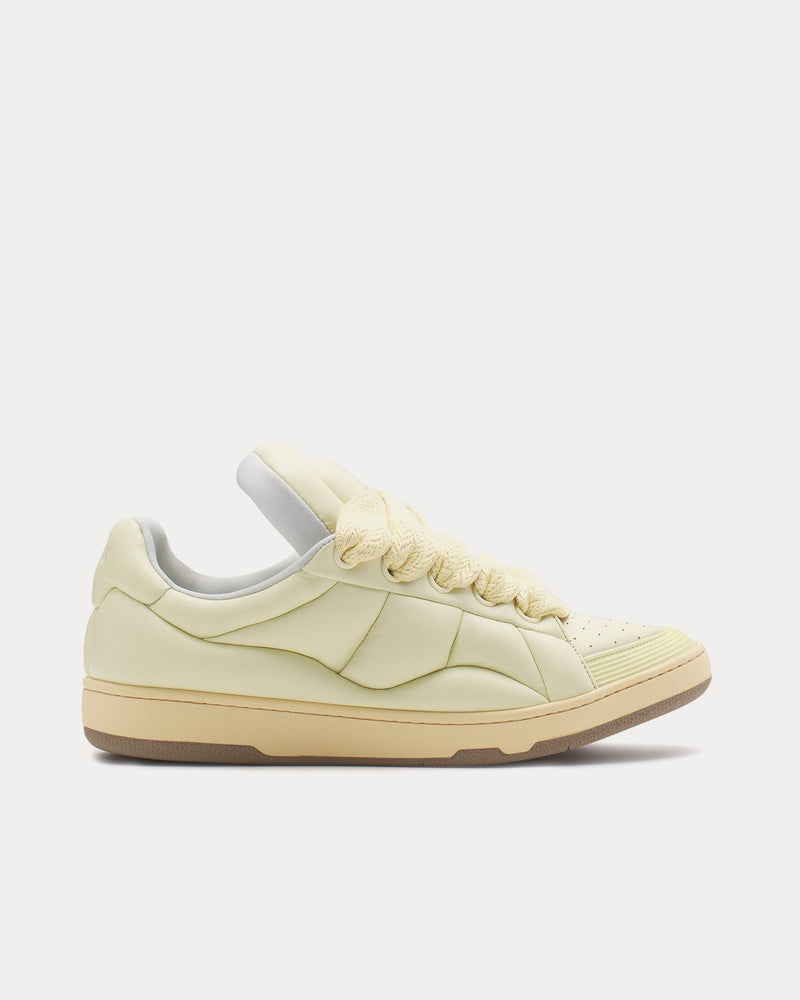 Lanvin Curb XL Leather Chamomile Low Top Sneakers - 1