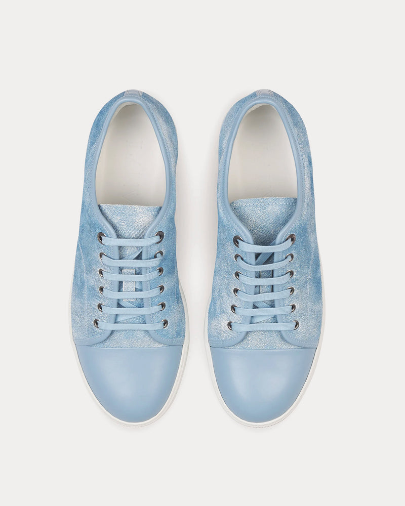 Lanvin DBB1 Faded Denim Blue Low Top Sneakers - 2