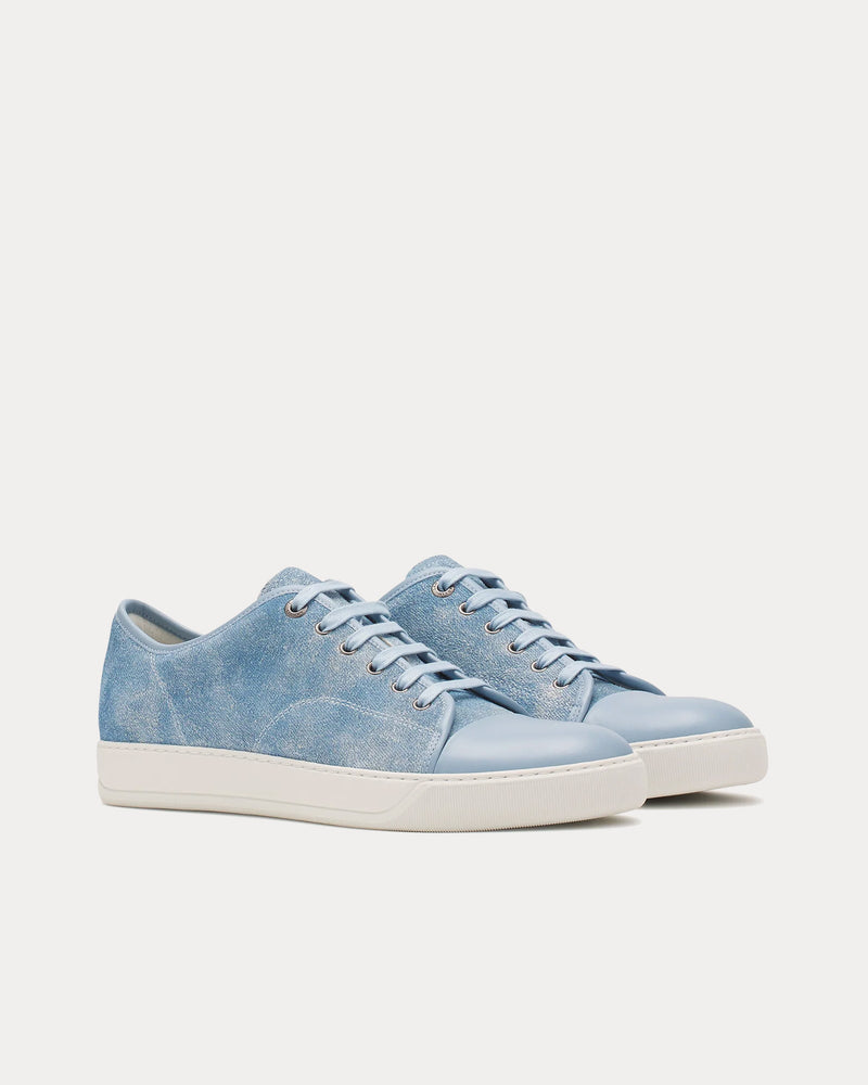 Lanvin DBB1 Faded Denim Blue Low Top Sneakers - 3