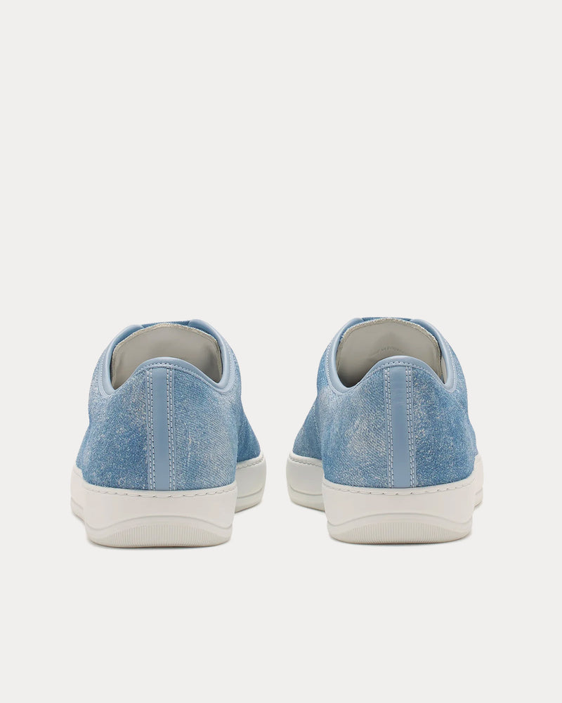 Lanvin DBB1 Faded Denim Blue Low Top Sneakers - 4