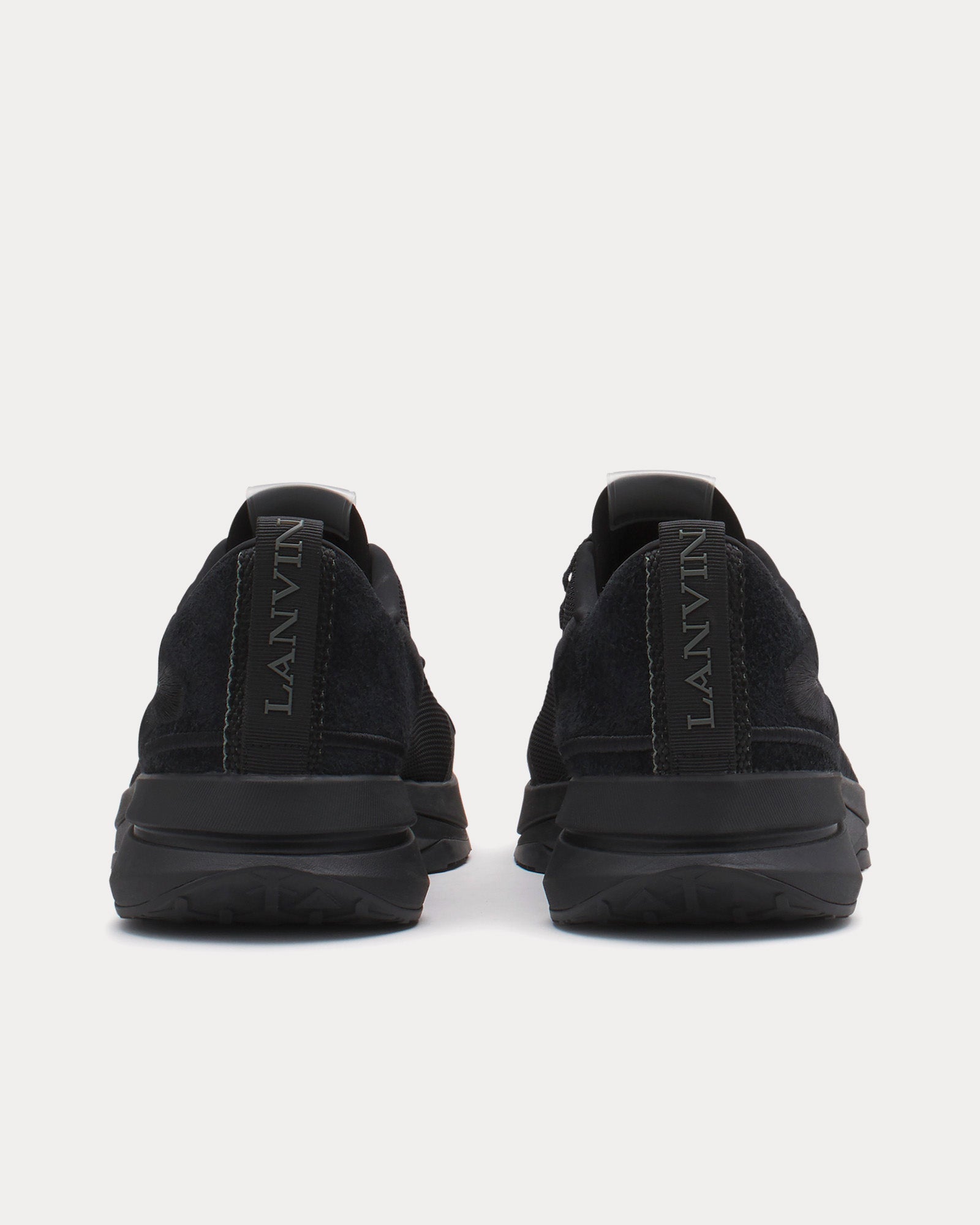 Lanvin L-I Mesh Black / Black Low Top Sneakers - 3