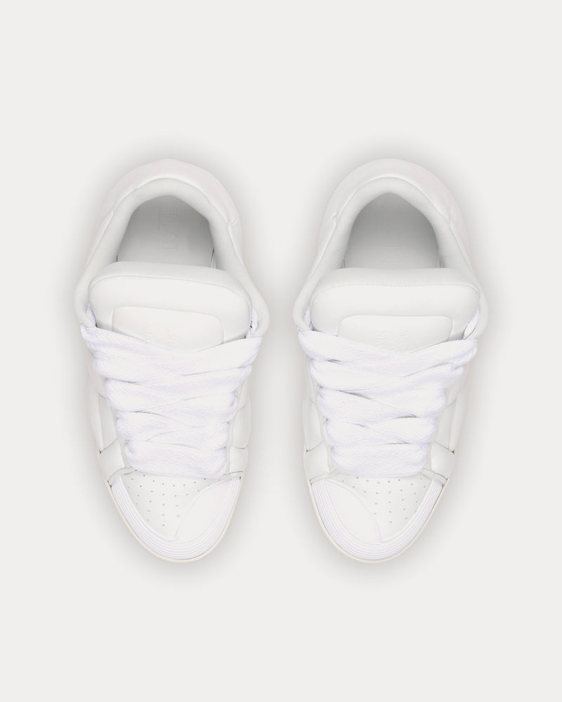 Lanvin Curb XL Leather White / White Low Top Sneakers - 2