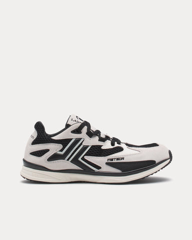 Lanvin Meteor Mesh & Suede Black / White Low Top Sneakers