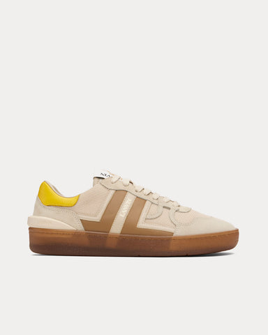 Lanvin Clay Mesh Ecru / Mastic Low Top Sneakers