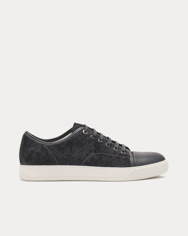 Lanvin DBB1 Corduroy Steel Low Top Sneakers - 1