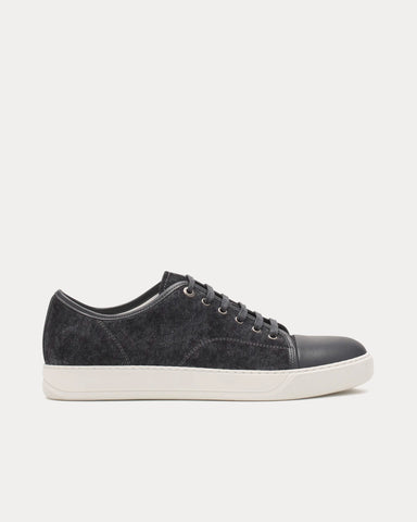 Lanvin DBB1 Corduroy Steel Low Top Sneakers