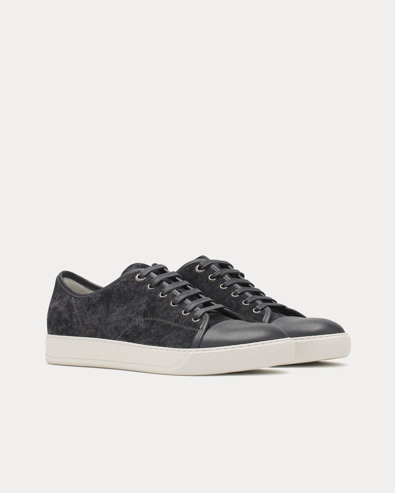 Lanvin DBB1 Corduroy Steel Low Top Sneakers - 3