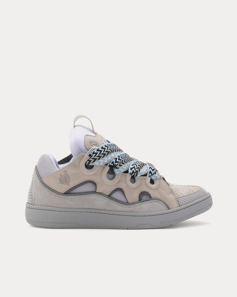 Lanvin Curb Grey Low Top Sneakers - 1