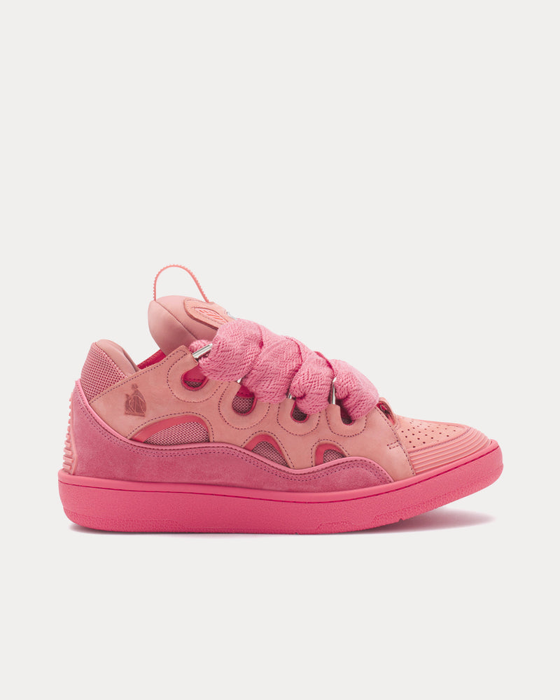 Lanvin Curb Leather Venus Low Top Sneakers - 1