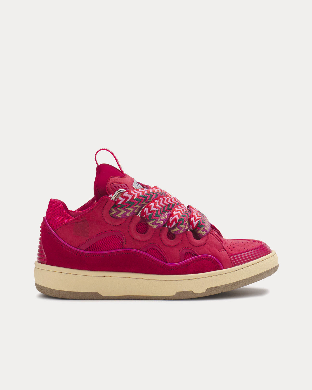 Lanvin Curb Watermelon Low Top Sneakers - 1