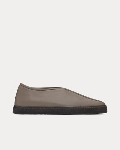 Lemaire Piped Cappuccino Slip On Sneakers