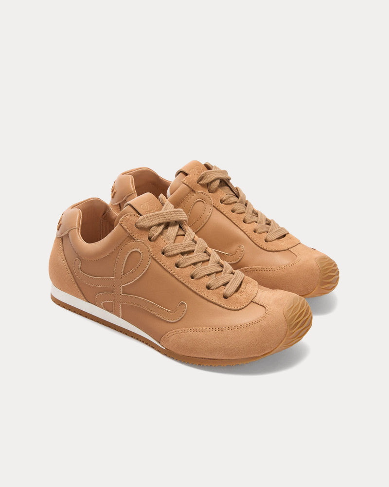 Loewe Ballet Runner 2.0 Soft Calfskin Cinnamon Low Top Sneakers - 2