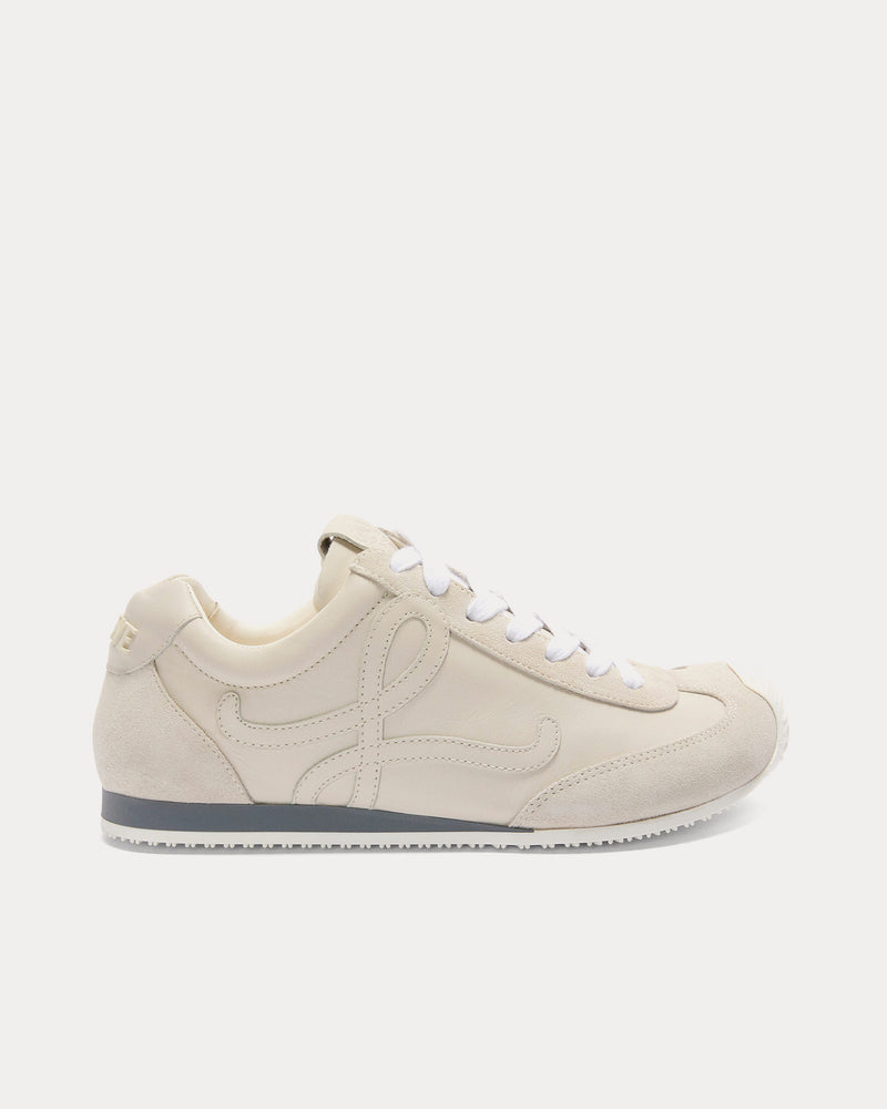 Loewe Ballet Runner 2.0 Soft Calfskin White Low Top Sneakers - 1