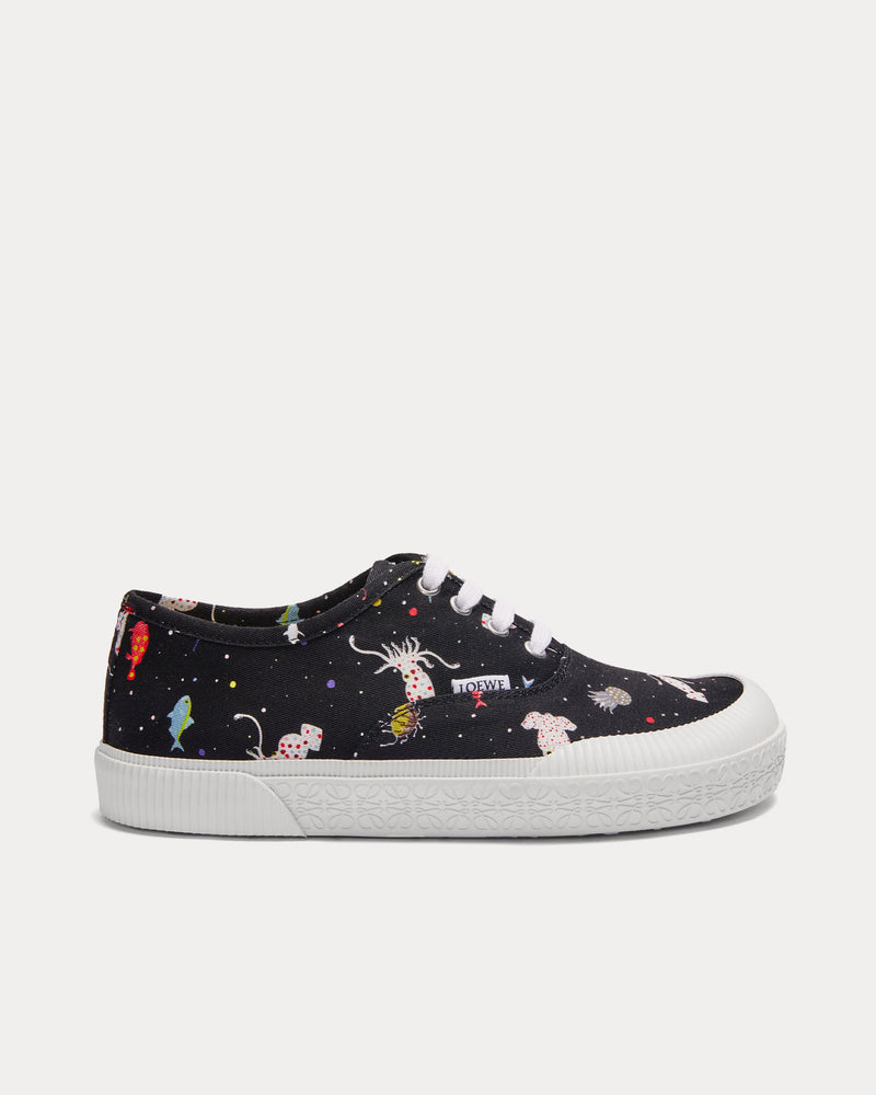 Loewe Deep Sea Terra Vulca Black / Multi Low Top Sneakers - 1