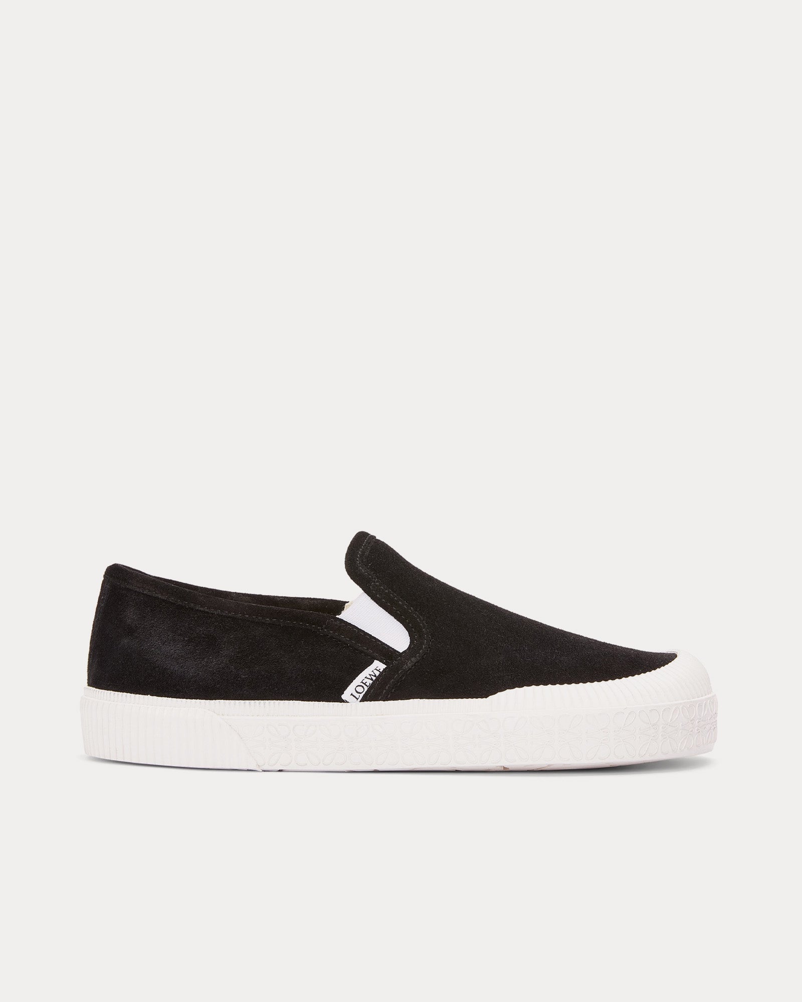 Loewe Terra Vulca Suede Black Slip On Sneakers - 1