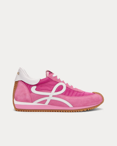 Loewe x Paula's Ibiza Flow Runner Nylon & Suede Pink Low Top Sneakers