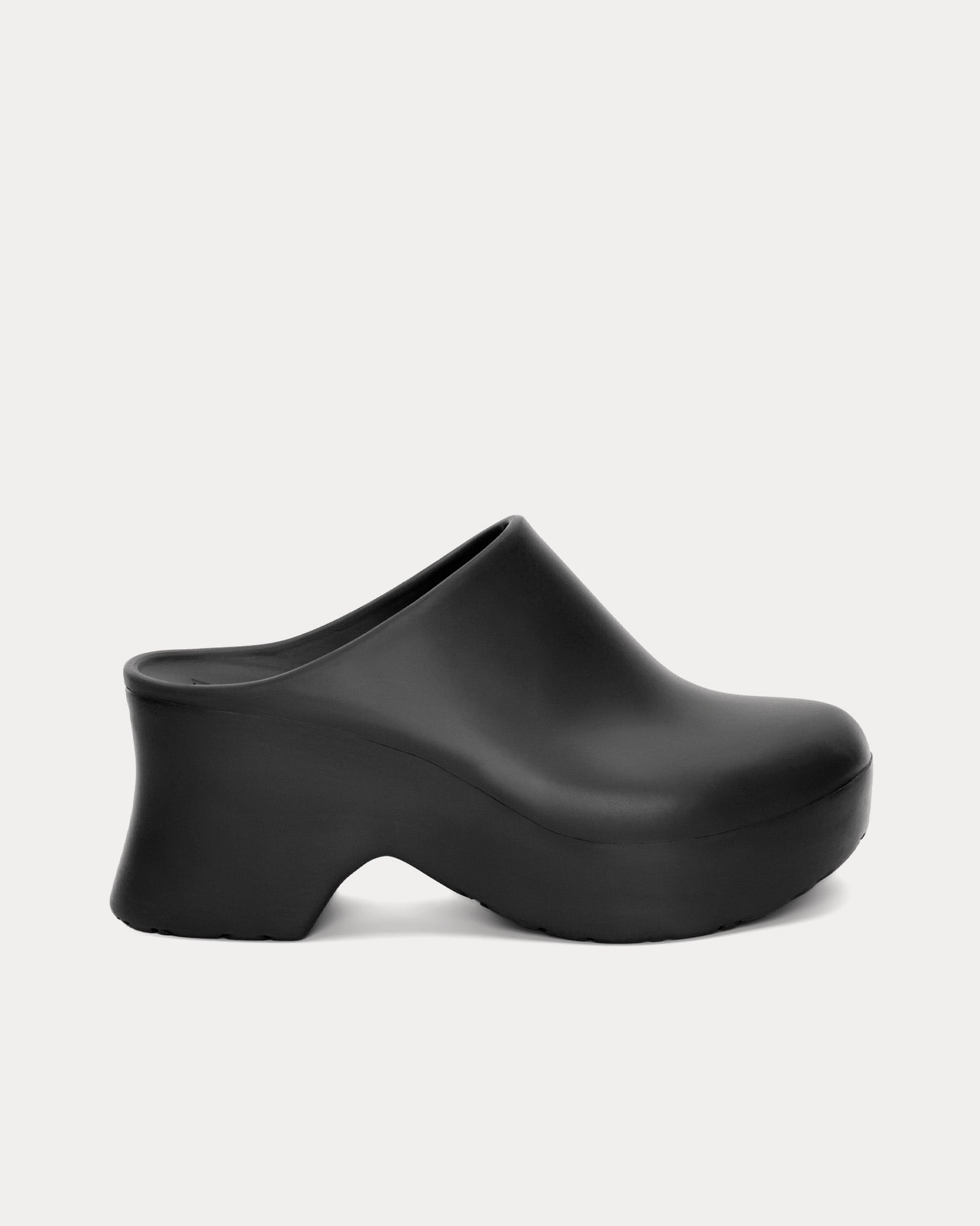 Loewe x Paula's Ibiza Foam Light Foam Rubber Black Clogs - 1