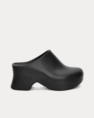 Loewe x Paula's Ibiza Foam Light Foam Rubber Black Clogs