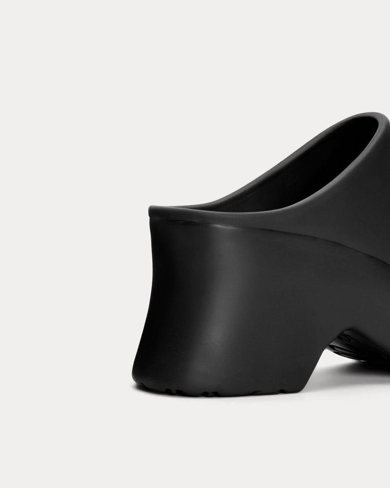 Loewe x Paula's Ibiza Foam Light Foam Rubber Black Clogs - 3