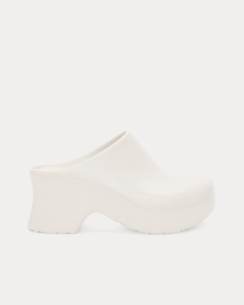 Loewe x Paula's Ibiza Foam Light Foam Rubber White Clogs - 1