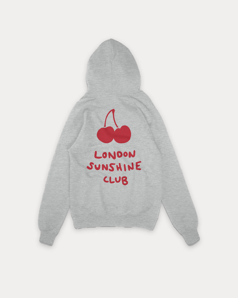 London Sunshine Club Cherry Grey Hoody - 1