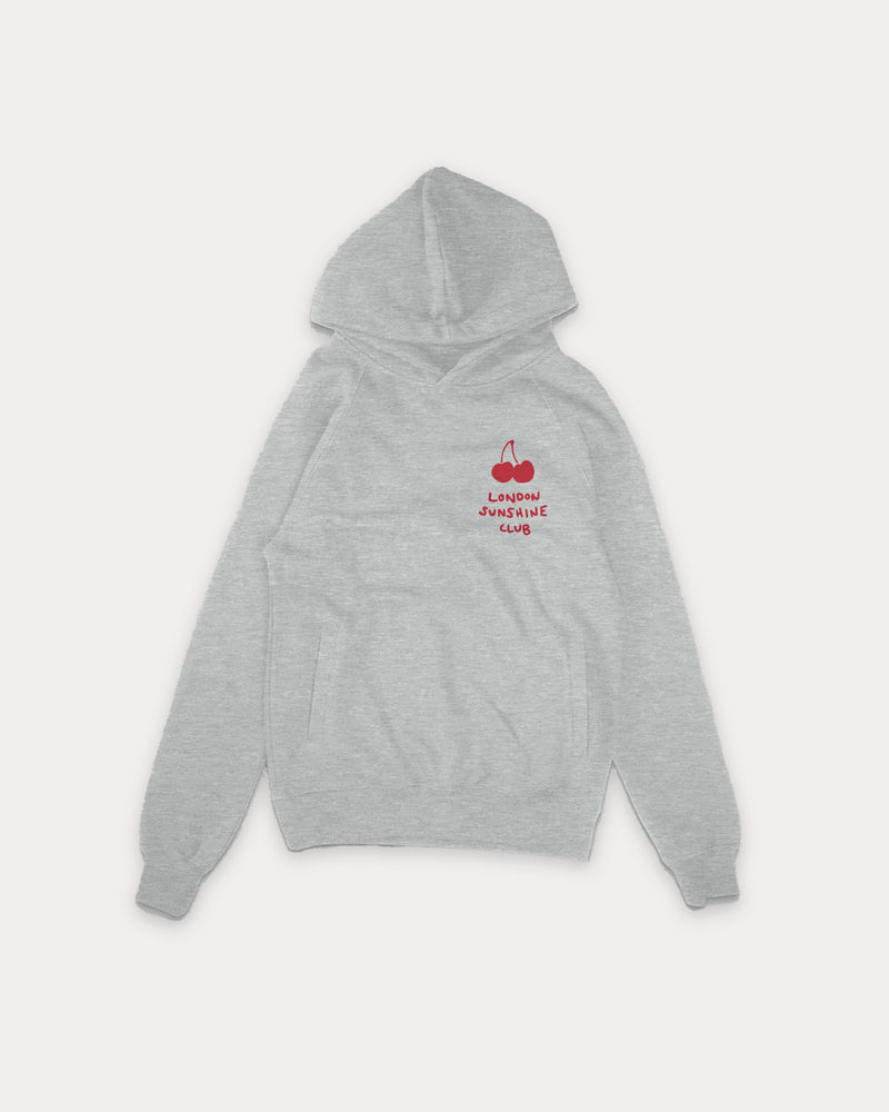 London Sunshine Club Cherry Grey Hoody - 2