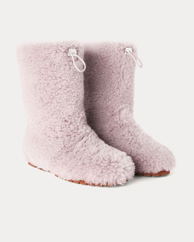 Loro Piana Quinn Pink Dawn Ankle Boots - 2