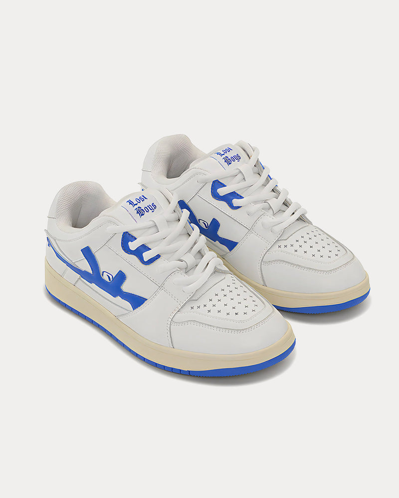 Lost Boys Cobalt Breeze White / Dark Blue Low Top Sneakers - 3